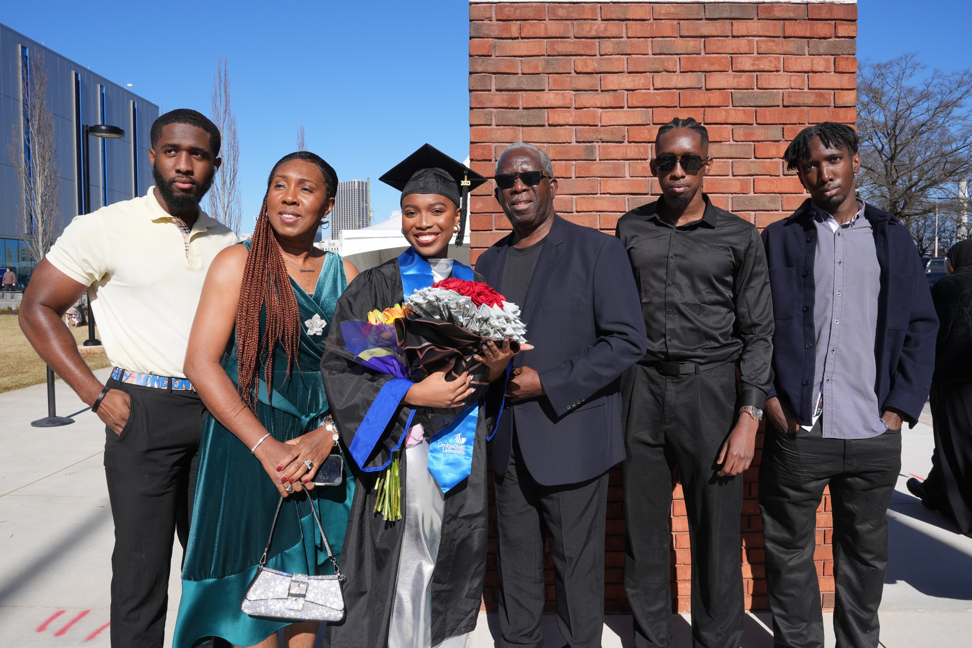 Freshdew at graduation